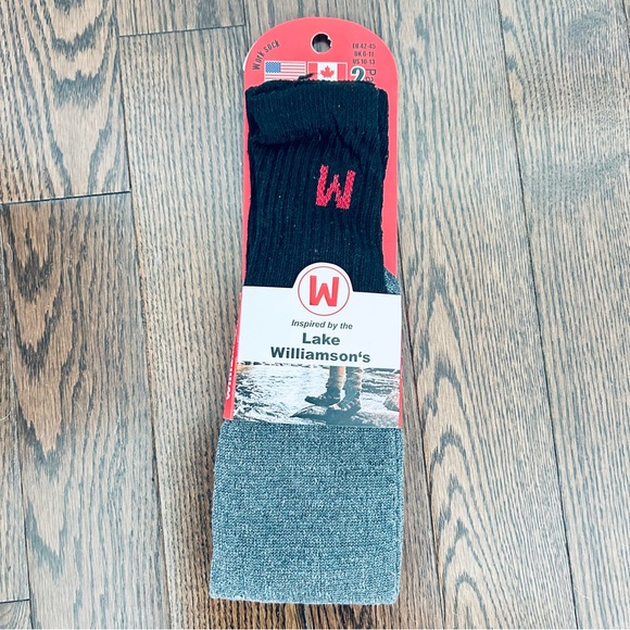 lLake Williamson Other - 🇨🇦 2 pairs of Black and Gray Casual Socks
Canadian made in BC